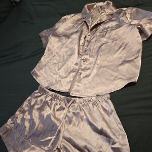 DB Silky Rose Gold Women's Pajama Set